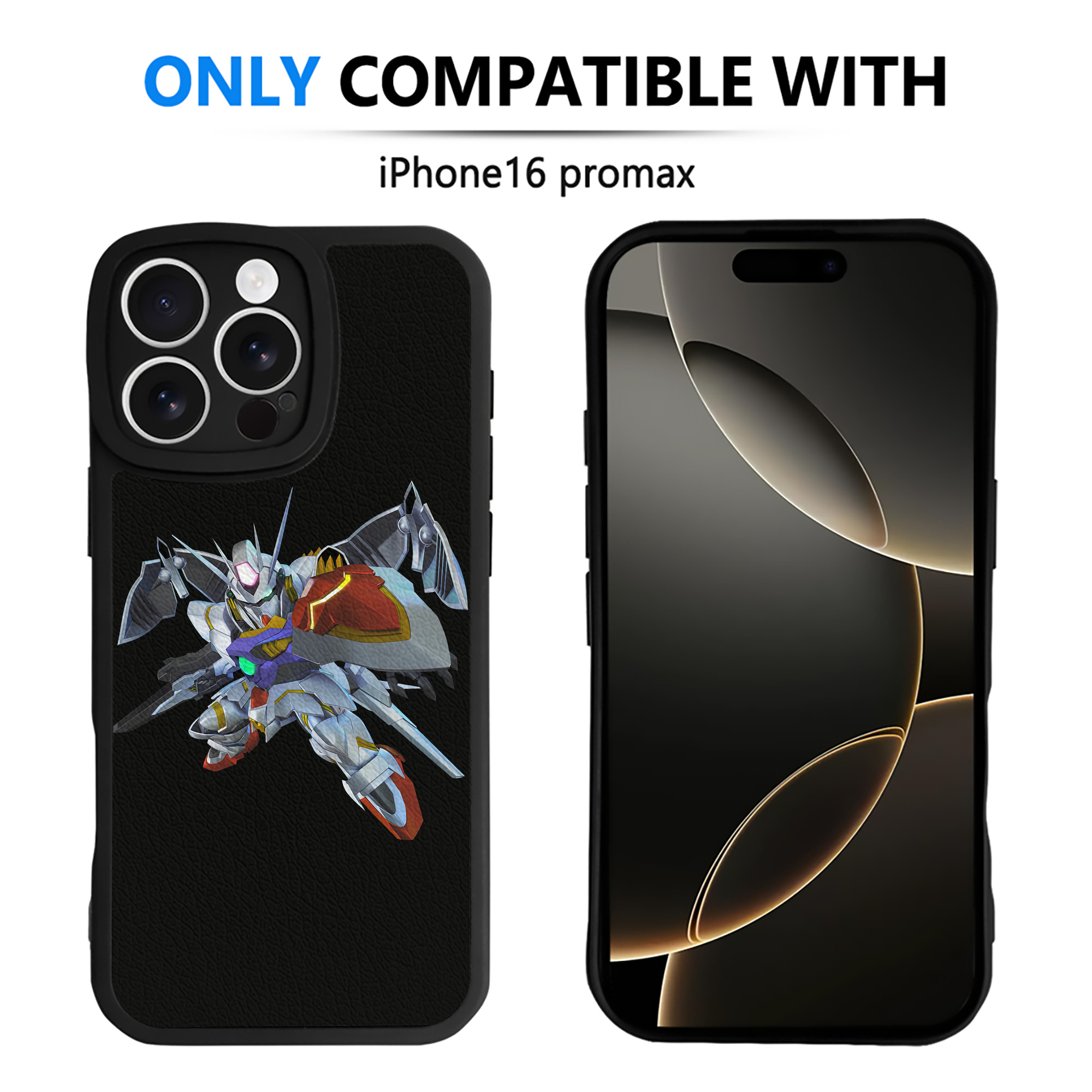 （画像用） 機動戦士ガンダム Mobile Suit Gundam 【iPhone 16シリーズ対応】シリコンスマホケース（レザー調） 材質：シリコン